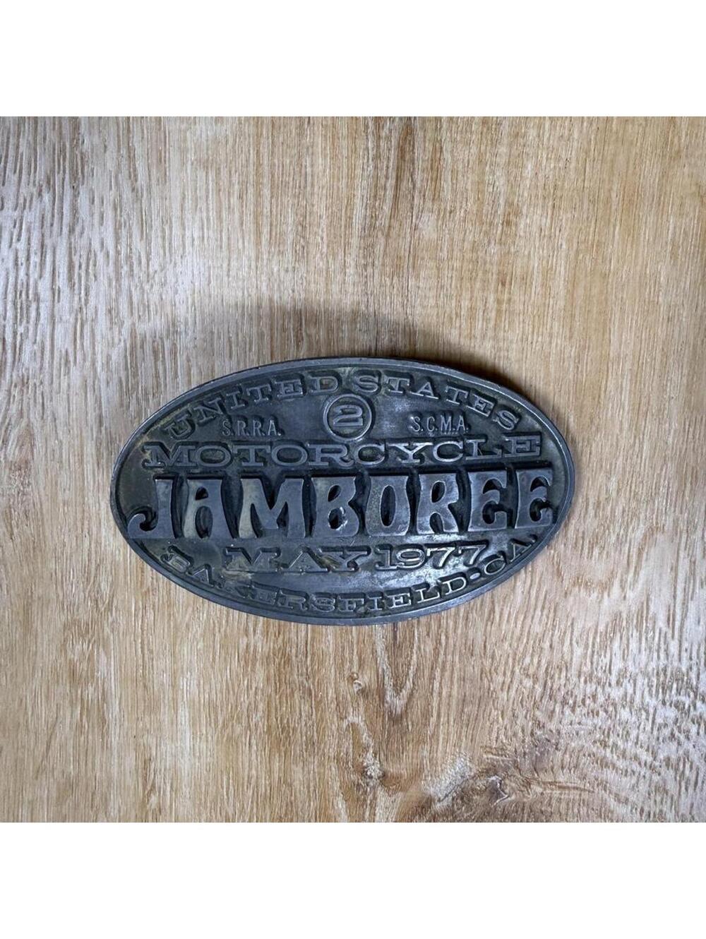 Men's 1977 Motorcycle Belt Buckle